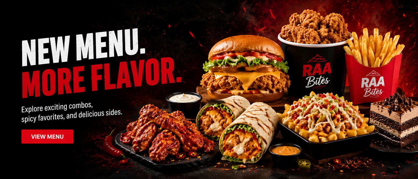 New Menu More Flavor